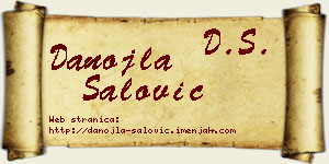 Danojla Šalović vizit kartica